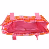 Gestreepte strandtas L'AMOUR in drie kleuren - Verrasjelief