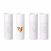 LOVE vaasjes - Cadeau voor haar - Leuk cadeau vriendin - Cadeautjes voor haar - Cadeau idee vrouw - Moederdagcadeau - Kado voor mama - Kerstcadeau vrouw - Kerstcadeau voor haar - Verrasjelief