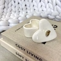 opbergpotje van zusss met gouden hart, leuk opbergpotje voor sieraden - Verrasjelief