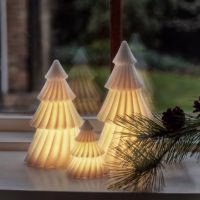 Olivia kerstboom LED kaars | Wit - Verrasjelief