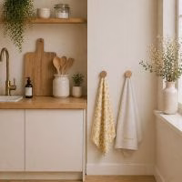 Zusss Keukenset Handdoek en theedoek Love this Day - Verrasjelief