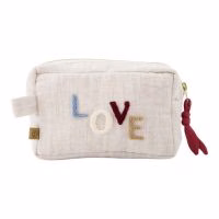 kerstcadeau voor haar - kerstcadeau vrouw - toilettas love van zusss - Verrasjelief