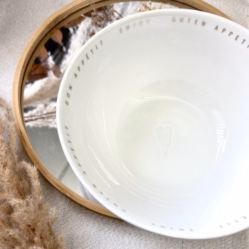 Porseleinen Räder Schaal - Bon Appetit - Verrasjelief