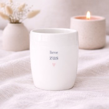 Zusss koffiemokje lieve mama, zus of oma