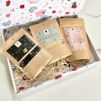Brievenbus giftset - Theepakketje Kerst - Verrasjelief