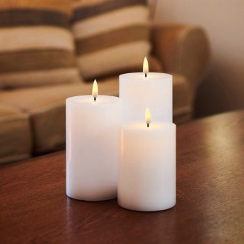 SALE - Oplaadbare LED stompkaarsen met charger | set van 3