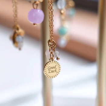 Good Luck ketting met edelsteentjes