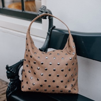 Veneto Schoudertas met studs - Verrasjelief