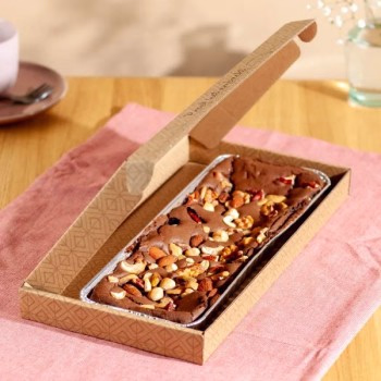 Brievenbus brownie met kaartje