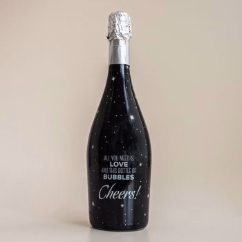 Wijn met bubbels en lichtjes 'All you need is...'