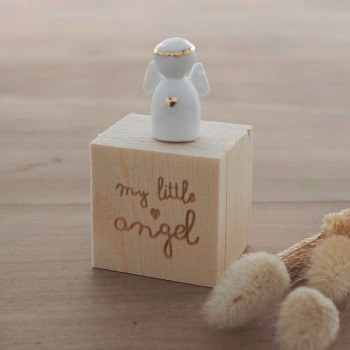 Räder beschermengeltje in houten doosje 'my little angel' - Verrasjelief