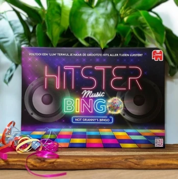 Het allerleukste muziekspel 'Hitster Music Bingo editie'