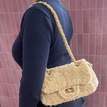 Teddy Telefoontasje met chique sluiting - Verrasjelief