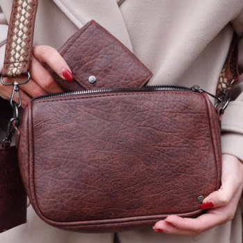 Schoudertas Bretagne met mini portemonnee - Verrasjelief