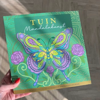 Kleurboek voor volwassenen Tuin Mandala Kunst