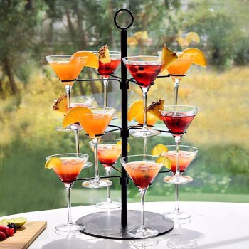 Cocktailboom standaard voor 12 glazen