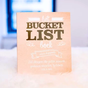 Het bucketlist boek voor koppels