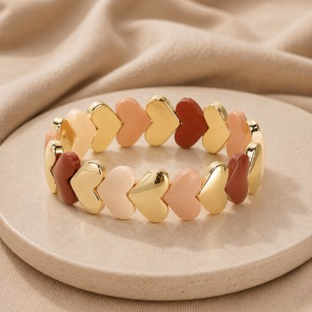 Romantische armband met hartjes - Verrasjelief