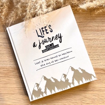 Boek Life's a journey not a destination
