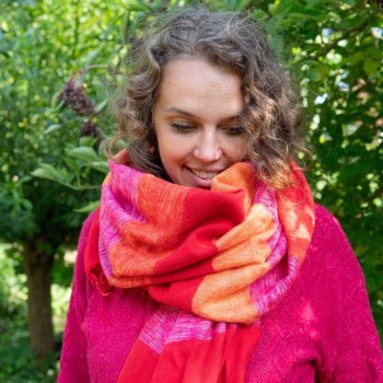 Zachte FairTrade Sjaal Met een Verhaal