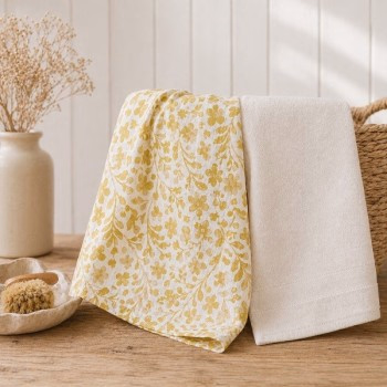 Zusss Keukenset Handdoek en theedoek Love this Day - Verrasjelief