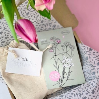 Brievenbus cadeautje met boodschap