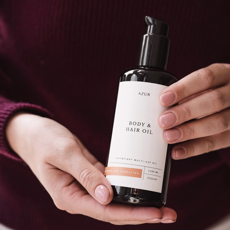 Luxe 100 % natuurlijke lichaamsolie met subtiele geur