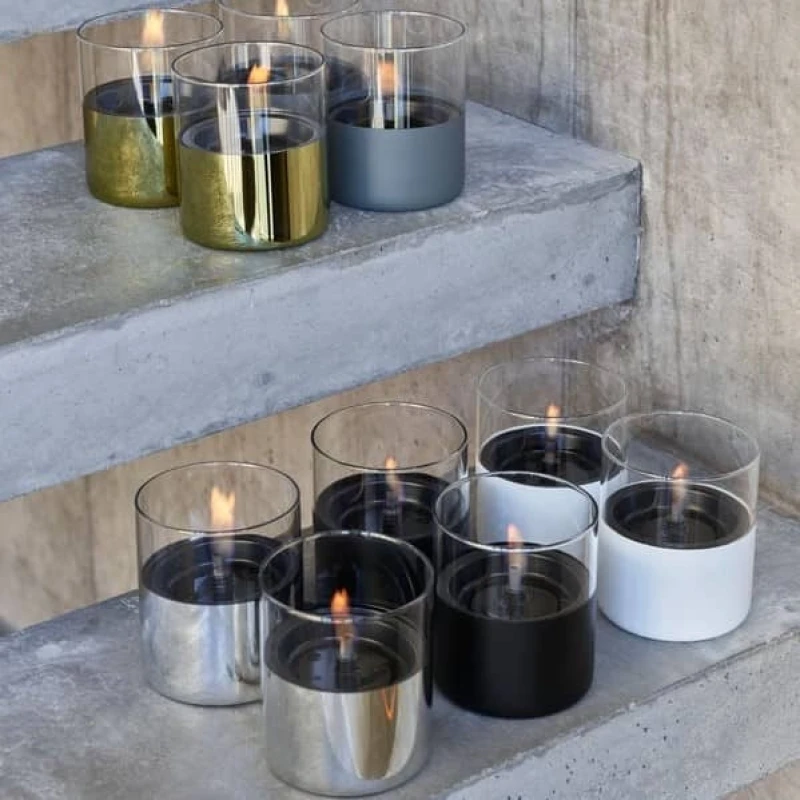 Tafelhaard Tenderflame mini in giftbox met vulling in zilver, goud, zwart, wit of copper