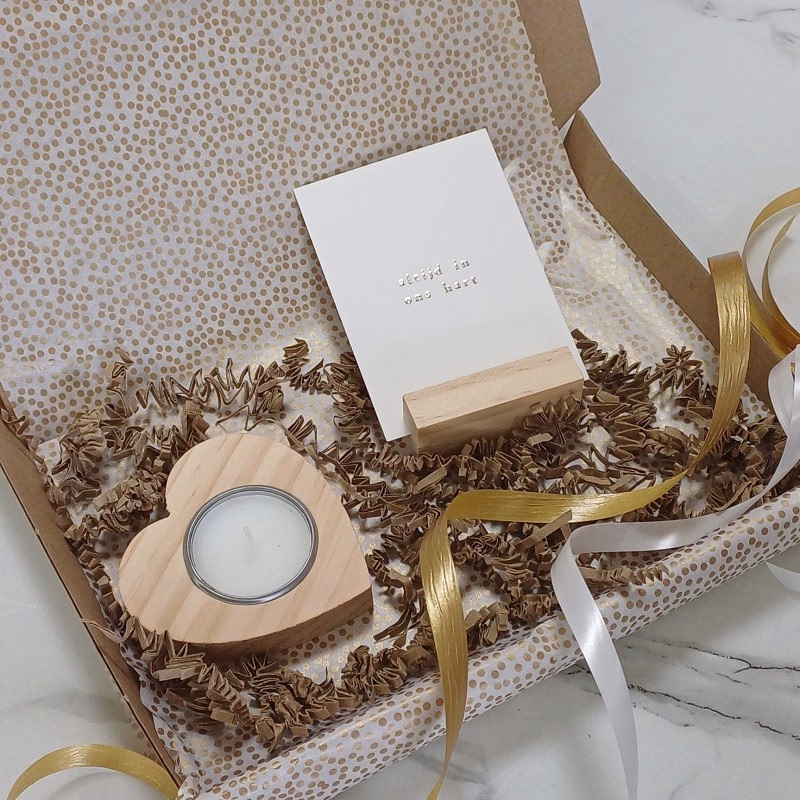 Brievenbus giftset 'Altijd in Ons Hart' - Verrasjelief