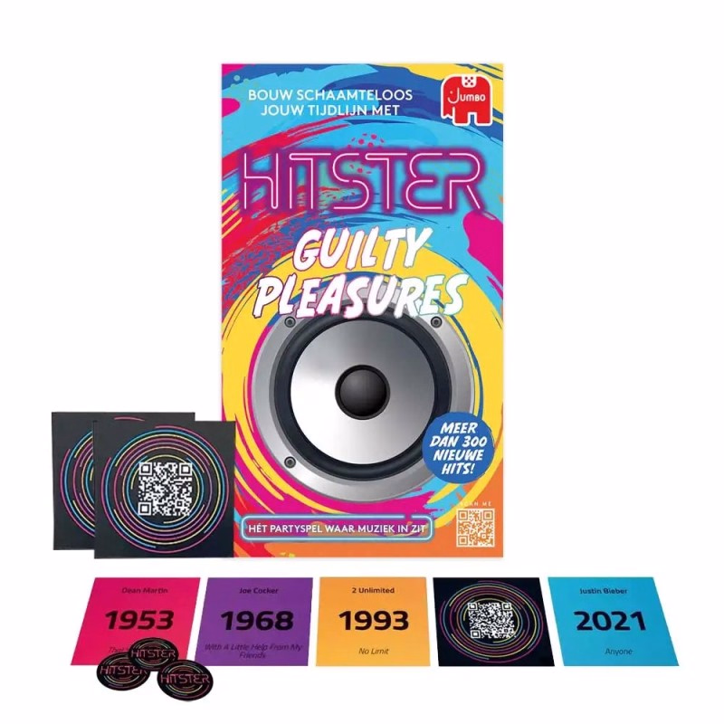 Het allerleukste muziekspel Hitster Guilty Pleasures editie - Verrasjelief
