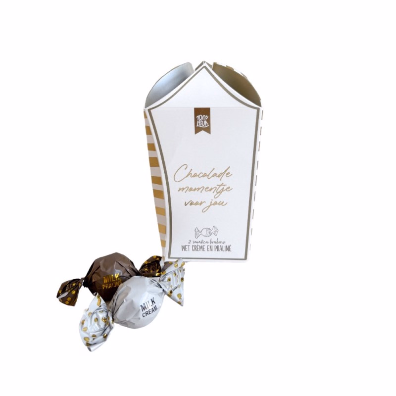 100% Leuk Bonbons 'Chocolade momentje voor jou' - Verrasjelief
