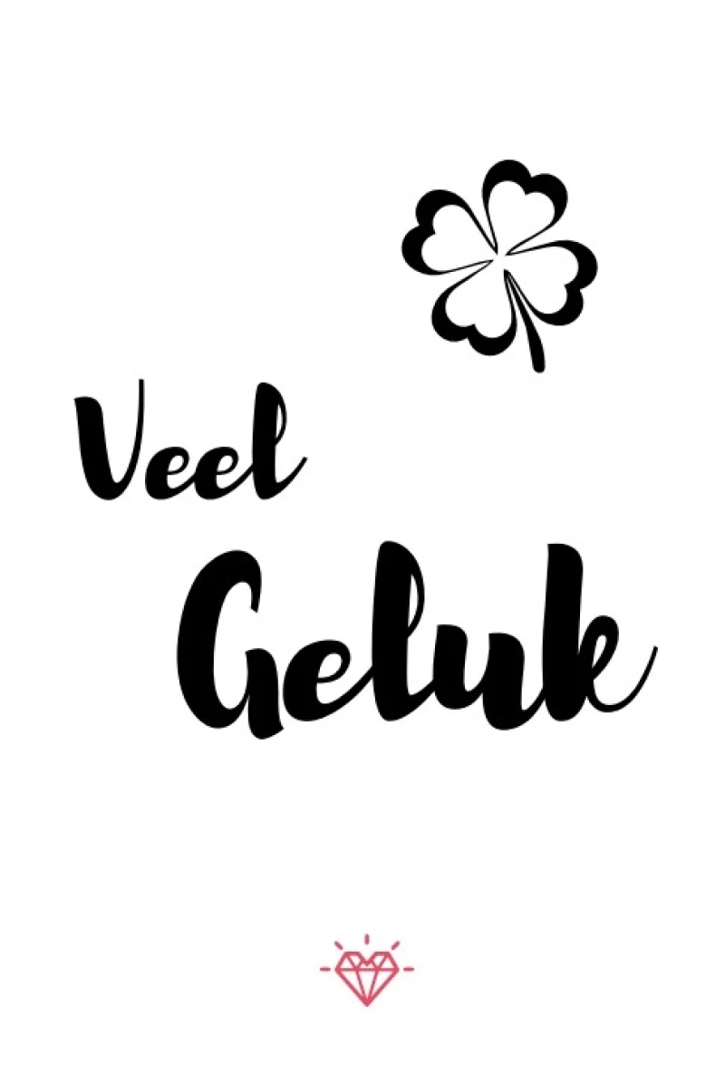 Kaartje Veel Geluk