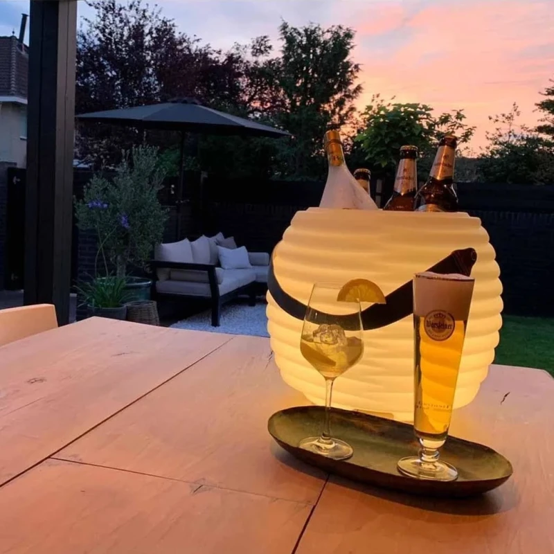 Coollux Mini speaker, moodlight en wijnkoeler