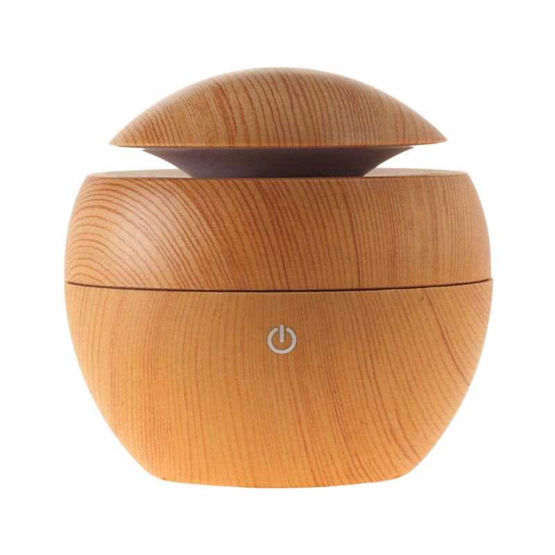 Giftset met prachtige houten aroma diffuser om de lucht te zuiveren en heerlijk te slapen - Verrasjelief