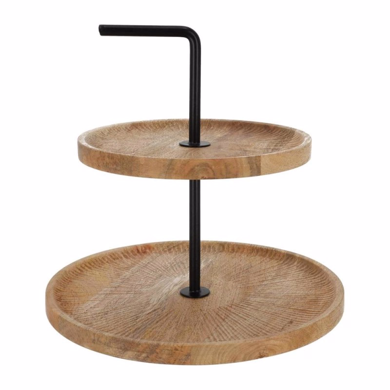 Handige serveertoren van Mangohout - Verrasjelief