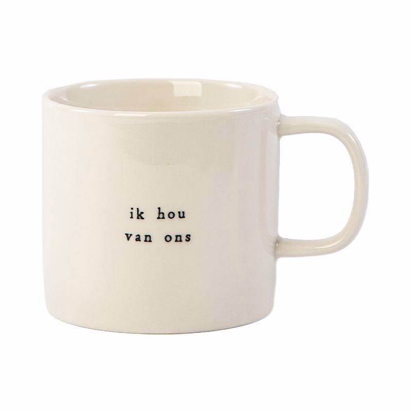 Mokjes met tekst Prachtig Mens, Ik hou van Ons, Geweldig - Verrasjelief