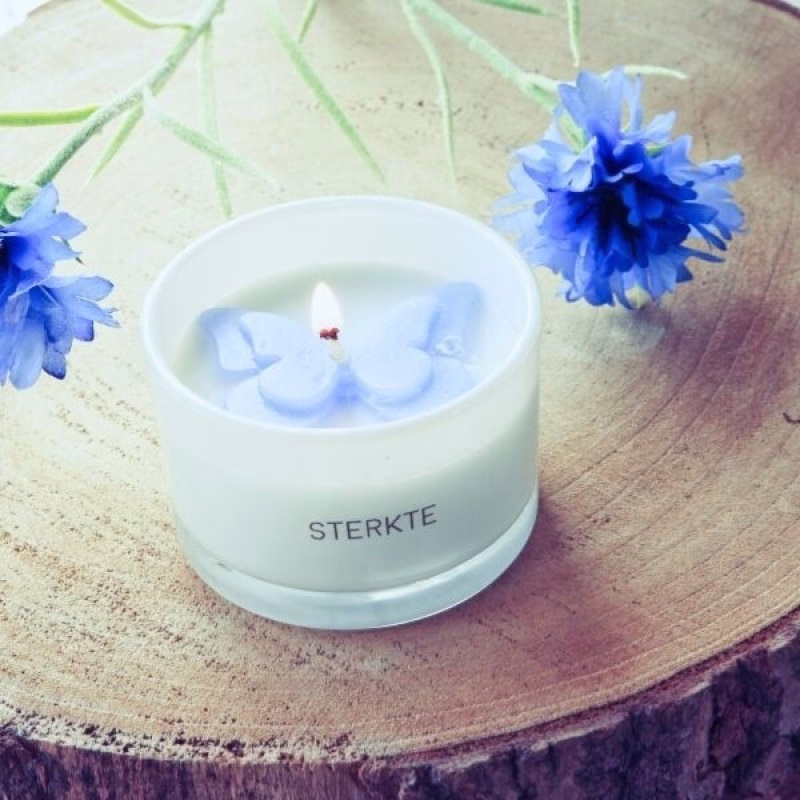 Sojakaars met vlinder 'Sterkte' - Verrasjelief