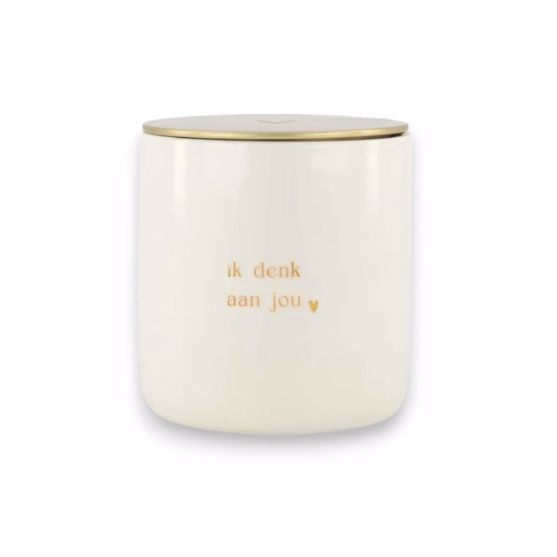 Keramieken geurkaars 'Ik denk aan jou' van Zusss