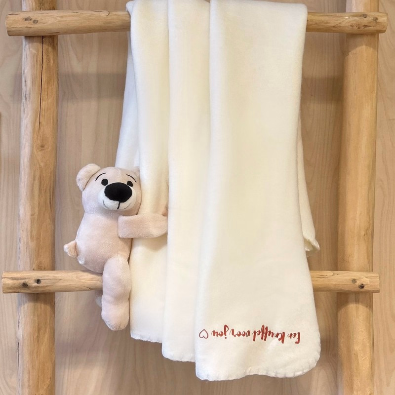 Knuffelbeer met deken 'Knuffel voor jou'