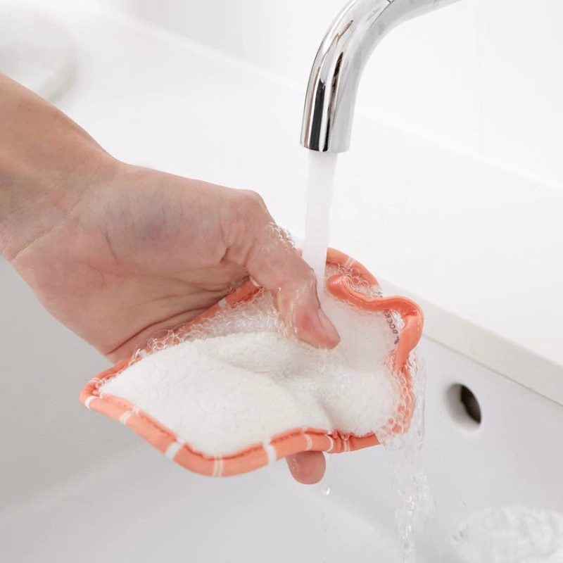 Herbruikbare en uitwasbare make-up remover pads
