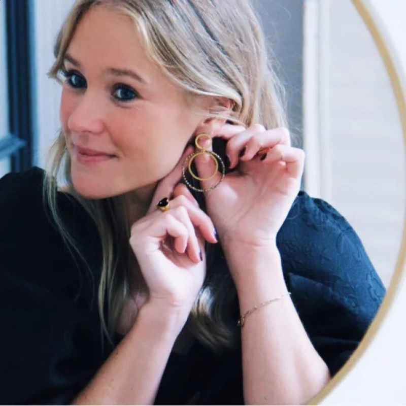 Prachtige statement oorbellen 'City Chic' - Verrasjelief