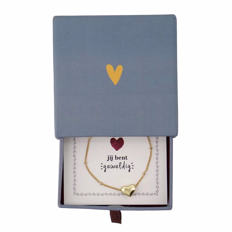 Zusss Armbandje met Hartje in Sieradendoosje - Verrasjelief