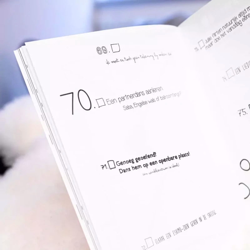 Het bucketlist boek voor koppels