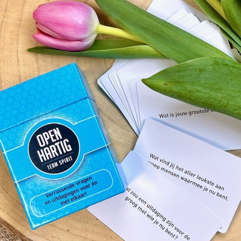 Openhartig Team spirit kaartspel, een spel voor collega's - Verrasjelief