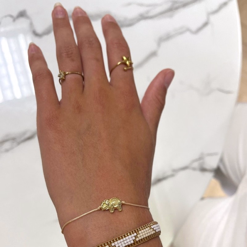 Armbandje met olifantje 'Here for You' - Verrasjelief
