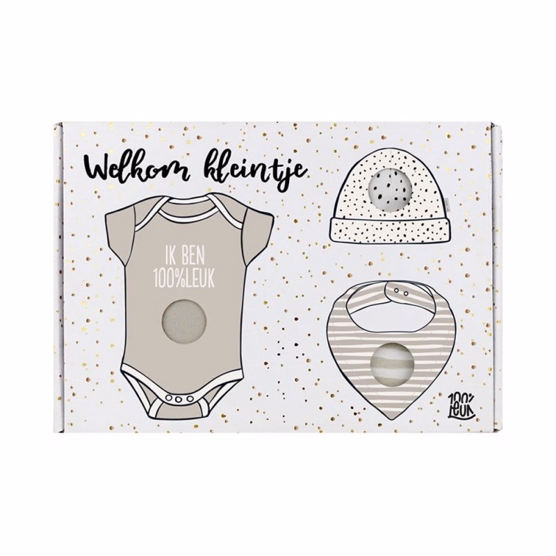100% Leuk Brievenbus Giftset ''Welkom kleintje'' - Verrasjelief
