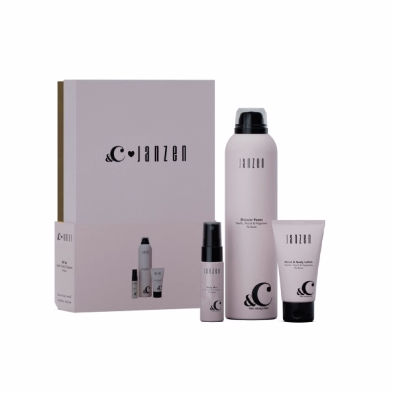 Janzen &C giftset Body Vanille Peach S - Verrasjelief