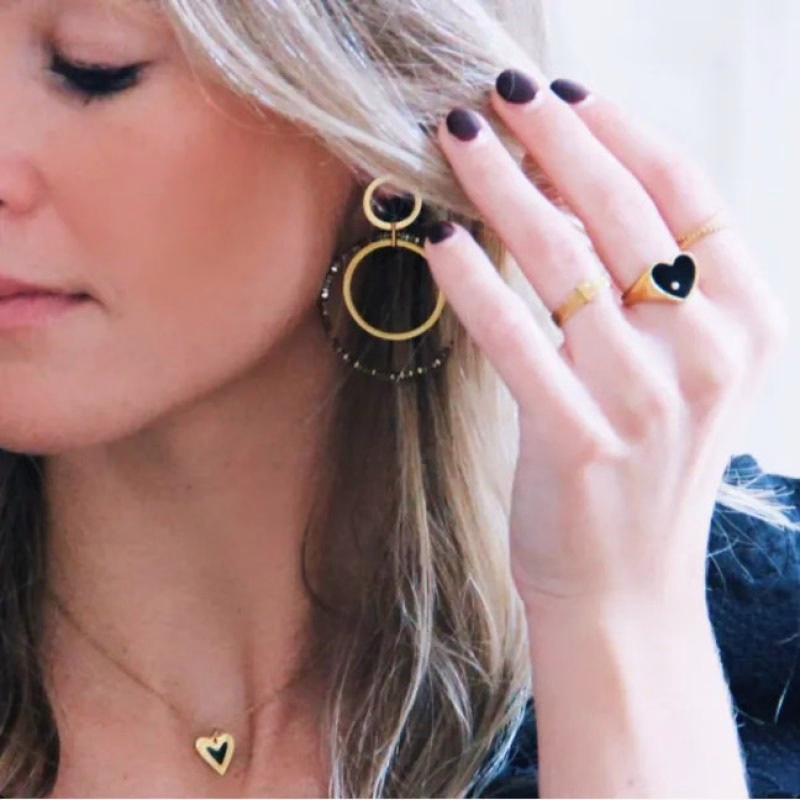 Prachtige statement oorbellen 'City Chic' - Verrasjelief