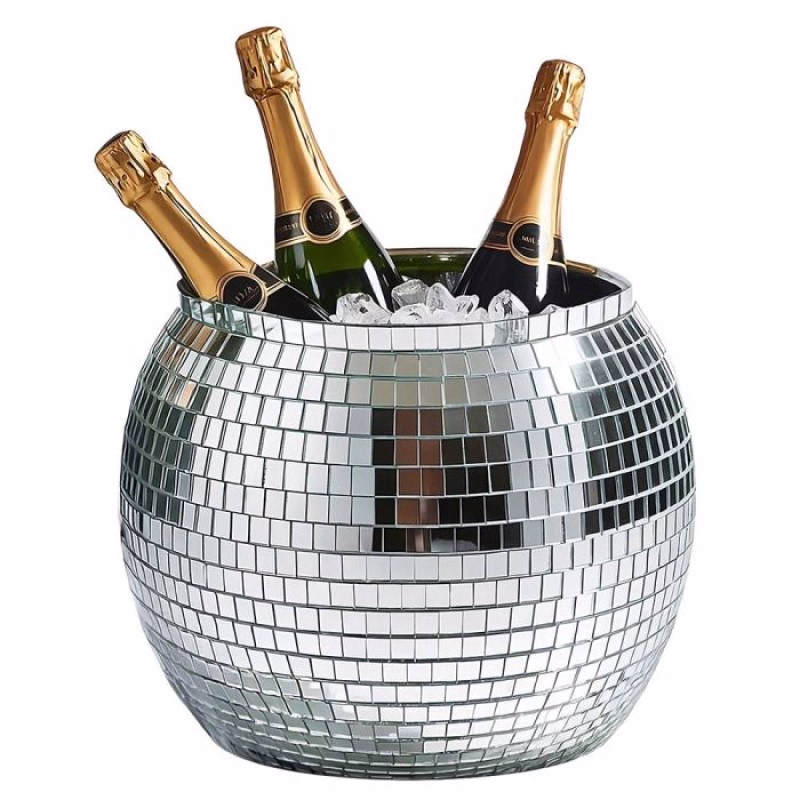 Discobol champagnekoeler in goud of zilver - Verrasjelief