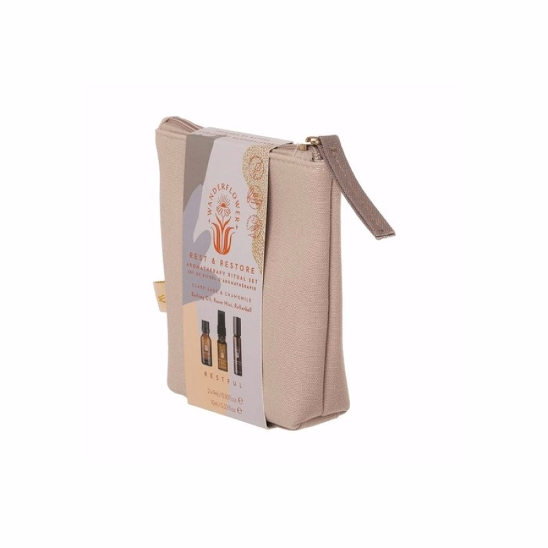 Wanderflower Rest & Restore Aromatherapie Rituals giftset met kaarsjes - Verrasjelief